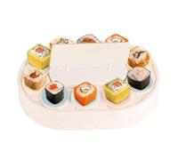 Machine à Sushi Rotative Automatique, Assiette de Service à Dessert Rotative Mini Présentoir à Desserts à Sushi Plateau Pivotant pour L'affichage