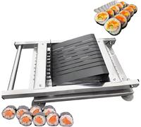 Machine à sushis en acier inoxydable manuel à 12 segments pour restaurants et snack-bars