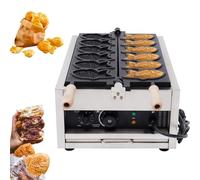 Machine à Taiyaki électrique, 3000 W, 3 pièces, gaufrier japonais antiadhésif double face, chauffage à 180 °C, température de 0 à 300 °C.