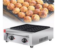 Machine à Takoyaki antiadhésive commerciale, poêle à gril électrique à 56 trous, poêle à boules de poulpe Takoyaki japonaise, machine de cuisson multifonction, pour œufs au plat, steak au plat