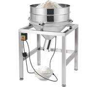 Machine à tamis électrique, tamis automatique commercial pour farine et poudres, shaker vibrant en acier inoxydable