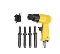 Machine à tarauder pneumatique Marteau à riveter pneumatique portatif, rivets semi-tubulaires/rivets pleins, clous à tête ronde(3 4 5 6mm hollow)