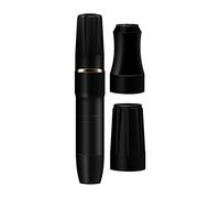 Machine à tatouer à double usage pour le corps, les sourcils, le maquillage permanent, stylo de tatouage rotatif avec interface à deux aiguilles (Svart)