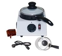 Machine à tempérer le chocolat électrique, avec fondoir en acier inoxydable de qualité alimentaire, contrôle automatique de la température, chauffage de l'eau et chocolat chaud,A