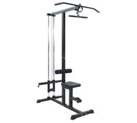 Appareil de tirage vertical Noir 110 x 70 x 187 cm vidaXL
