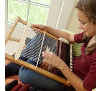 Machine à tisser à la main tricotée à la main en bois tissé costume bricolage Kit de métier à tisser en bois Multi-Craft Trousse à outils à tricoter Machine tricotée à la main