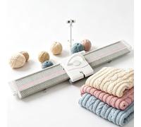 Machine à tisser en plastique 6,5 mm avec 150 points, kit de tricot automatique et accessoires de crochet, ensemble d'outils de couture pour chaussettes et pulls