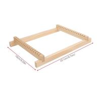 Machine à tisser traditionnelle - VVIKIZY - Mini en bois - Idéale pour débutants - Durable - Facile à utiliser