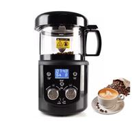 Machine à torréfier électrique 1400 W, petite machine à torréfier à air chaud entièrement automatique, minuterie réglable, chauffage de torréfaction, adaptée pour la cuisson à la maison