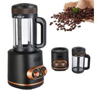 Machine à torréfier le café électrique, 300g 2200W Torréfacteurs automatiques avec fenêtre transparente, température/temps réglables, air chaud/froid, idéale pour maison, bureau, café et usage commerc
