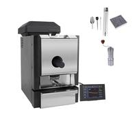 Machine à torréfier les grains de café professionnelle de deuxième | Machine à torréfier les grains de café de deuxième génération avec conception professionnelle à double commande, idéale pour
