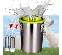 Machine à traire à vide pulsé : Un kit de traite portable destiné à un usage agricole, adapté aux bovins et aux ovins, et équipé d'un système de vide automatique.(For Cattle16L)