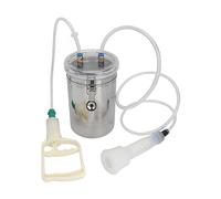 Machine à Traire de Chèvre 2L Machine à Traire de Chèvre Domestique Portable, Pompe à Vide à Main Bouteille D'impulsion Manuelle Opération Manuelle Trayeur de Chèvre pour Moutons