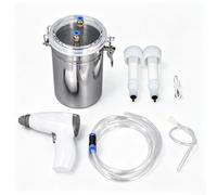 Machine à traire de chèvre 2L, trayeuse portative réglable à 5 vitesses | Seau acier inoxydable 2 L, alimentation et chargement batterie, trayeuse électrique à pulsation chèvre pour ferme d'élevage