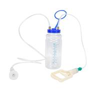 Machine à traire de chèvre |Pompe à vide manuelle pour 1 à 3 moutons et chèvres |Bouteille transparente de 2 L avec échelle de mesure |Milker portable de qualité alimentaire pour (Single Sided)