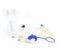 Machine à traire de chèvre |Pompe à vide manuelle pour 1 à 3 moutons et chèvres |Bouteille transparente de 2 L avec échelle de mesure |Milker portable de qualité alimentaire pour (Double Sided)