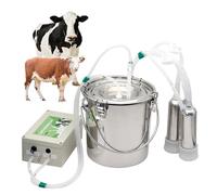 Machine À Traire Domestique Portable, 3/5/10 L Pour Vaches, Moutons, Dispositif Flottant Anti-débordement, Aspiration Par Impulsion, Facile À Nettoyer Et À Installer,5L,cow