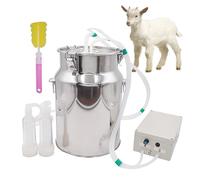 Machine À Traire Électrique 10L/14L, Trayeuse Pulsée, Équipement D'arrêt Automatique Et Faible Bruit, Double Alimentation (rechargeable/plug-in), Pour Ferme,sheep,10L-B