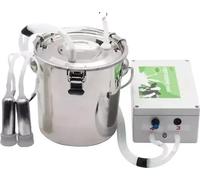 Machine à traire électrique, design portable, pompe à vide efficace, pulsation vache 3L