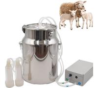 Machine À Traire Électrique For Vaches Et Brebis, Kit De Traite Automatique Portable For Bovins, Pompe À Vide Pulsée À Aspiration Réglable, For Une Utilisation À La Ferme Ou À Domicile(Sheep,10L)