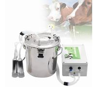 Machine à traire électrique pour bovins, avec arrêt automatique, aspiration réglable, seau à lait en acier inoxydable 304, pour exploitation agricole et élevage de moutons Cow 3L