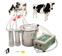 Machine à traire électrique rechargeable, trayeuse à pompe à vide pulsée, pour petites exploitations laitières et élevages bovins, équipement pour la production laitière.(3L)