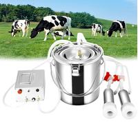 Machine à traire électrique, simulation de traite manuelle, arrêt automatique lorsque le lait est plein, extraction confortable pour vache, chèvre, mouton