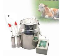 Machine à traire portable pour bovins, seau à lait en acier inoxydable 304, avec arrêt automatique, pour exploitation agricole et élevage de moutons Cow 14L