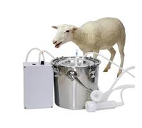 Machine à traire rechargeable - Lait électrique portable pour chèvres et vaches, fonctionne avec des piles de 5 L/10 L, aspiration réglable, fonction d'arrêt automatique pour petites fermes