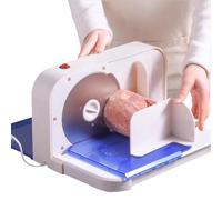 Machine À Trancheuse Électrique Slicer De Viande Pour La Charcuterie, Viande, Pain, Fromage, Saucisse, Légumes Épaisseur Réglable Du Coupeur 0-15 Mm Blade En Acier Inoxydable Amovible Ø 190 Mm 200 W