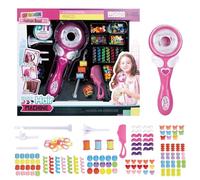 Machine à tresser les cheveux automatique - Machine à tresser électrique enfant, kit d'outils de tressage de cheveux, machine multifonctionnelle facile à tresser, jouet de salon de beauté pour filles
