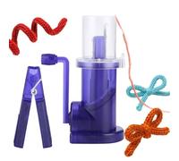 Machine à tricoter à lacets | Dispositif de bobine de moulin à couture manuel pour tricoteur de 14 x 8 x 7 cm | Outil de couture pour tricot, artisanat avec noms, sous-verre, mante