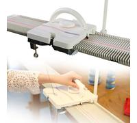 Machine à Tricoter Automatique LK-150 6,5 mm,150 Points en Plastique avec Accessoires,Fonctionnement Fluide pour Écharpes,Bonnets et Pulls