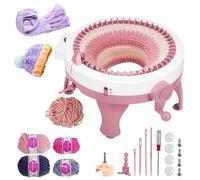 Machine à Tricoter Circulaire 48 Aiguilles avec Compteur de Rangs,Machine Tricoter Circulaire Intelligente, Kits De Machine à