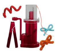 Machine à tricoter des cordons | 5,43x3,66x2,28 pouces Dispositif de bobine de moulin à coudre manuel | Outil de à tricoter pour l'artisanat, sous-verres, napperon, chaussette, écharpe