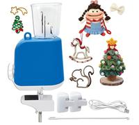 Machine à tricoter électrique très efficace - Fabrication automatique de tubes à tricoter - Ficelle décorative - Machine à crochet DIY pour adultes et enfants - Utilisation facile pour les débutants