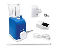 Machine à Tricoter Électrique Très Efficace, Kit Moulin à Tricoter Automatique, Broyeur Pour Artisanat DIY Cordon Pour les Amateurs de Crochet, Parfaite pour Les Projets de Crochet et de Tricot (Bleu)