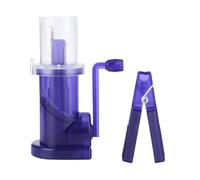 Machine à tricoter manuelle avec manivelle 13,8 x 9,3 x 5,8 cm ABS Machine à tricoter à la main Moulin à tricoter Outil de couture Métier à tricoter ménage Pour chaussettes, bijoux, bracelets