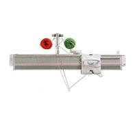 Machine à tricoter portable avec accessoires pour projets de couture et de tissage à la maison