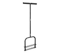 Machine à trous de jardin de qualité supérieure équipée d'attaches sécurisées et d'une poignée texturée pour un contrôle constant et un aérateur de jardin antidérapant