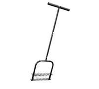 Machine à trous de jardin de qualité supérieure équipée d'attaches sécurisées et d'une poignée texturée pour un contrôle constant et un aérateur de jardin antidérapant