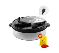 Machine à tuer les mouches, un outil domestique entièrement automatique est utilisé pour capturer et tuer les mouches (brancher + 10 paquets d'appâts)