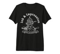 Machine à Typographie Maison Vintage T-Shirt Haut de Gamme