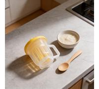 Machine à œufs brouillés à micro-ondes en ABS avec fouet à manivelle pour mélanger les œufs, mousser le lait et préparer des smoothies