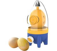 Machine À Œufs Dorée Portable, Mélangeur D'oeufs Pour Petits Et Grands Œufs, Brouilleur D'œufs Avec Trancheuse Et Cordon Serrage Pour Faire Des Oeufs Dorés Durs (1 pièce)