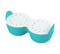 Machine à œufs en chemise, porte-oeufs en chemise | Porte-œufs pour cuiseurs à œufs - Cuiseurs à œufs en silicone, Coupe anti-adhésive à 2 cavités, porte-œufs