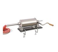 Machine à viande en acier inoxydable de 4 L avec 8 tubes de remplissage pour usage domestique et commercial