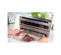 Machine Sous Vide Alimentaire - Sous Videuse Alimentaire - Compartiment du Rouleau - Gris - VertiVac Plus 5703 Solis