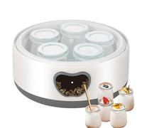 Machine à Yaourt - Contrôle Réglable du Temps et de la Température 1.2L Appareils Intelligents | Yaourtière Électrique Portable,pour Cuisine Maison Alimentation Saine Petit-déjeuner Collation Régime