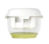 Machine à yaourt, filtre à conteneur, 20 x 16 cm, passoire à yaourts faite maison pratique avec maille fine, couvercle transparent pour la maison, l'hôtel, les restaurants et les appareils de cuisine